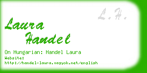 laura handel business card